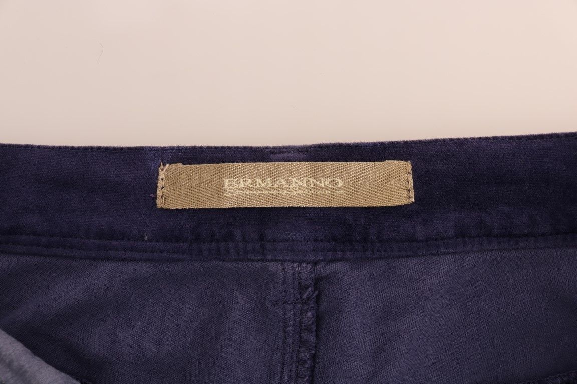 Corduroy Stretch Bootcut Women's Pants - Ermanno Scervino - Modalova
