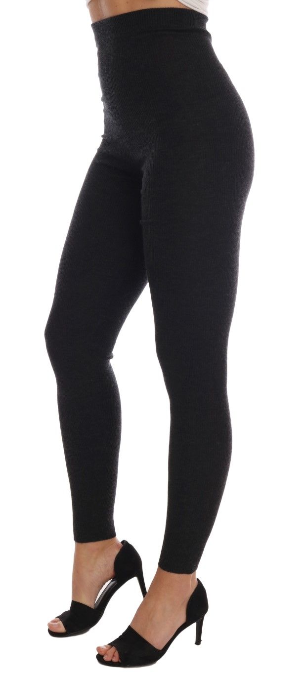 Cashmere Ribbed Stretch Women's Tights - Dolce & Gabbana - Modalova