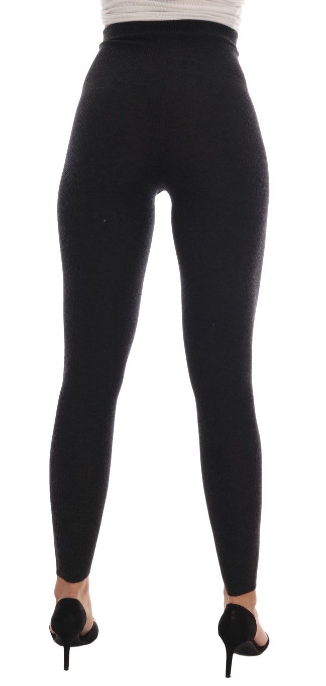 Cashmere Ribbed Stretch Women's Tights - Dolce & Gabbana - Modalova