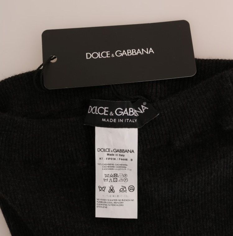 Cashmere Ribbed Stretch Women's Tights - Dolce & Gabbana - Modalova