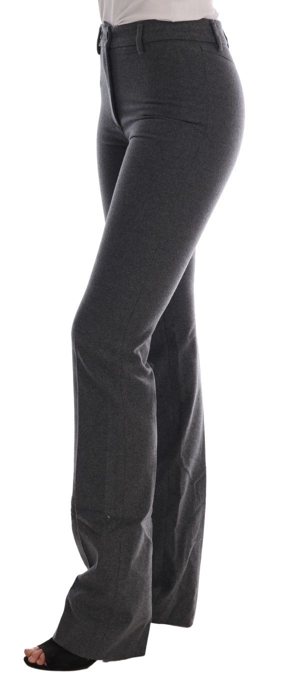 Wool Stretch Slim Women's Pants - Ermanno Scervino - Modalova