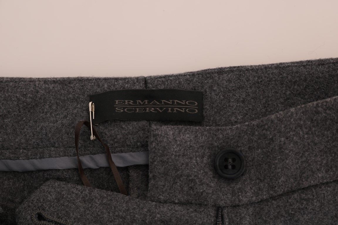 Wool Stretch Slim Women's Pants - Ermanno Scervino - Modalova