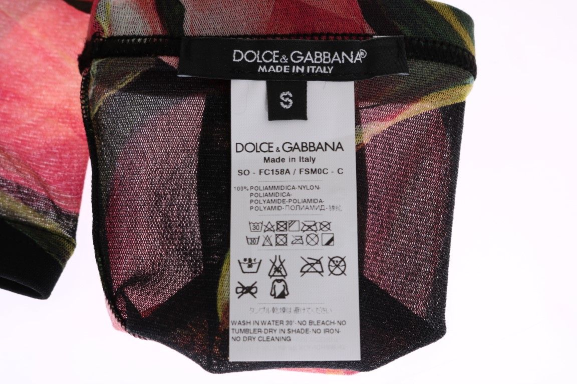 Floral Tulip Nylon Women's Socks - Dolce & Gabbana - Modalova