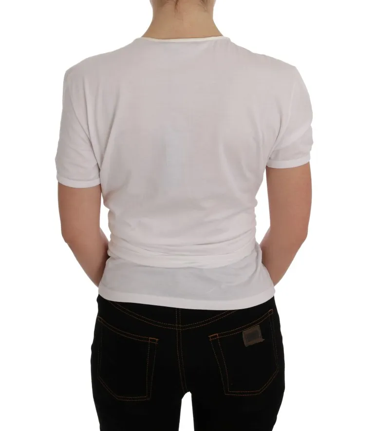 Cotton Silk Women's T-Shirt - Dolce & Gabbana - Modalova
