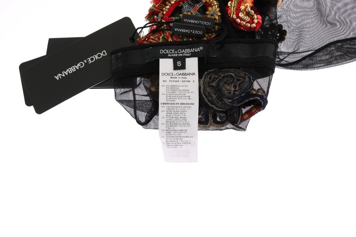 Stretch Carretto Crystal Women's Socks - Dolce & Gabbana - Modalova