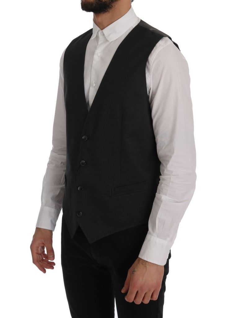 STAFF Cotton Rayon Men's Vest - Dolce & Gabbana - Modalova