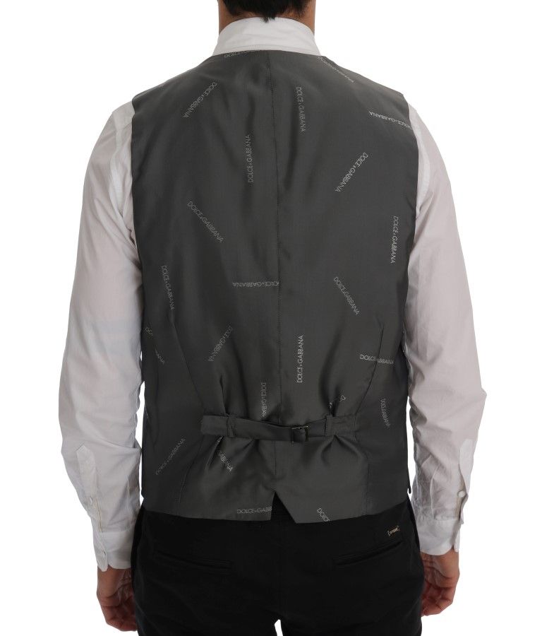 STAFF Cotton Rayon Men's Vest - Dolce & Gabbana - Modalova