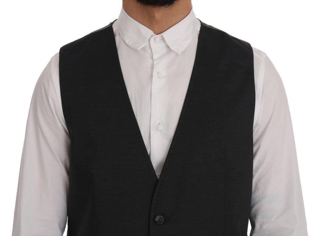 STAFF Cotton Rayon Men's Vest - Dolce & Gabbana - Modalova