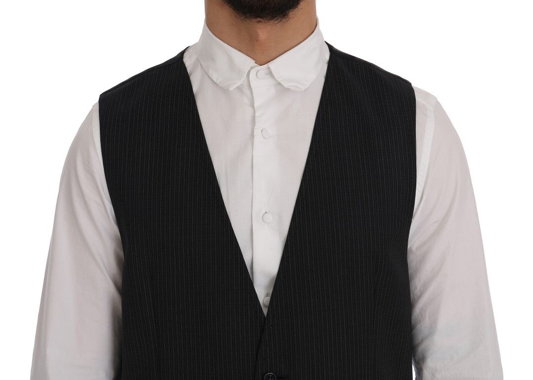Wool Stretch Men's Vest - Dolce & Gabbana - Modalova