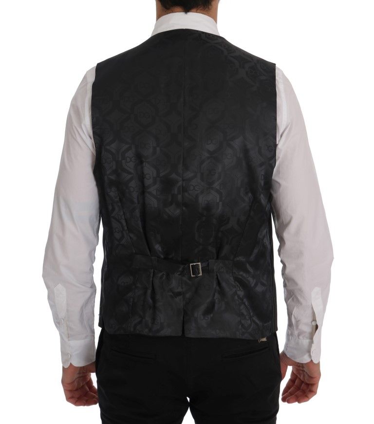Wool Stretch Men's Vest - Dolce & Gabbana - Modalova