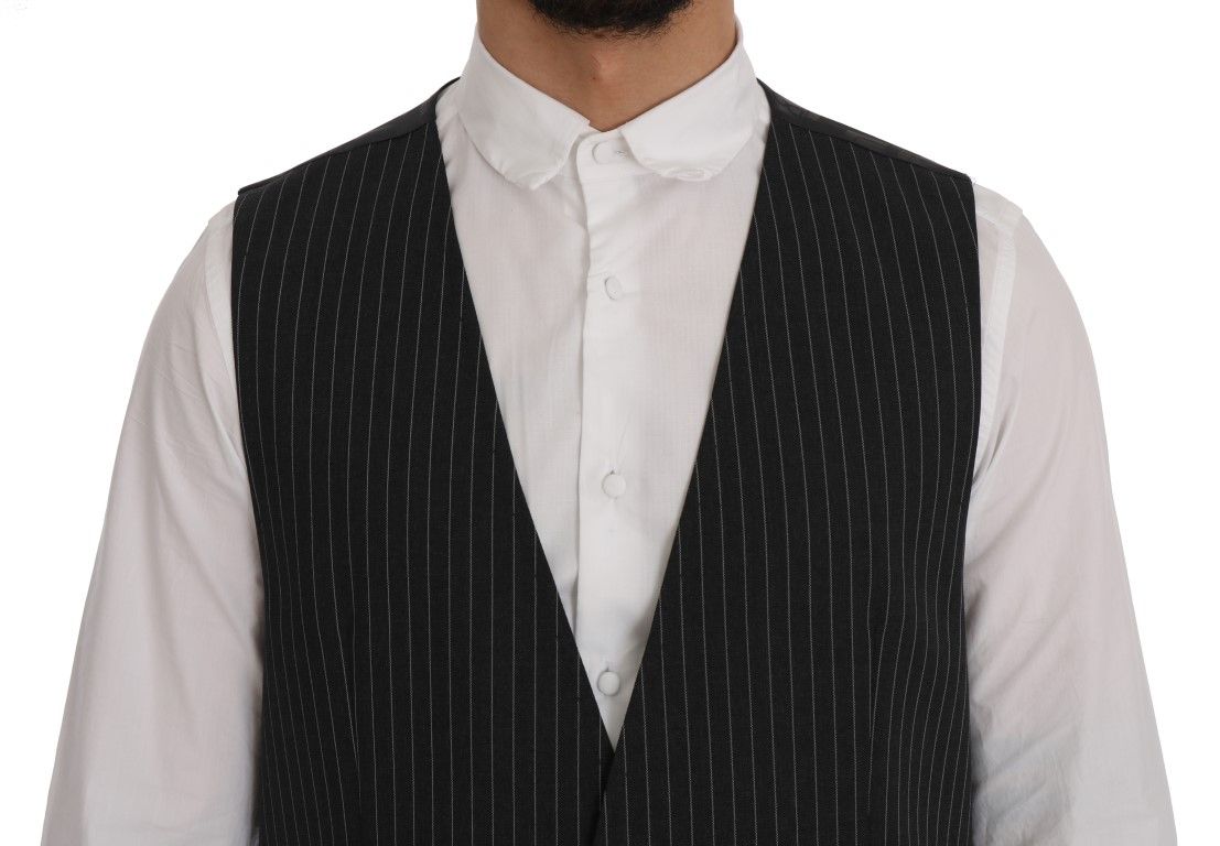 Wool Stretch Men's Vest - Dolce & Gabbana - Modalova