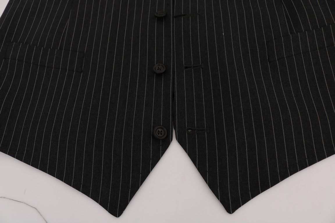 Wool Stretch Men's Vest - Dolce & Gabbana - Modalova