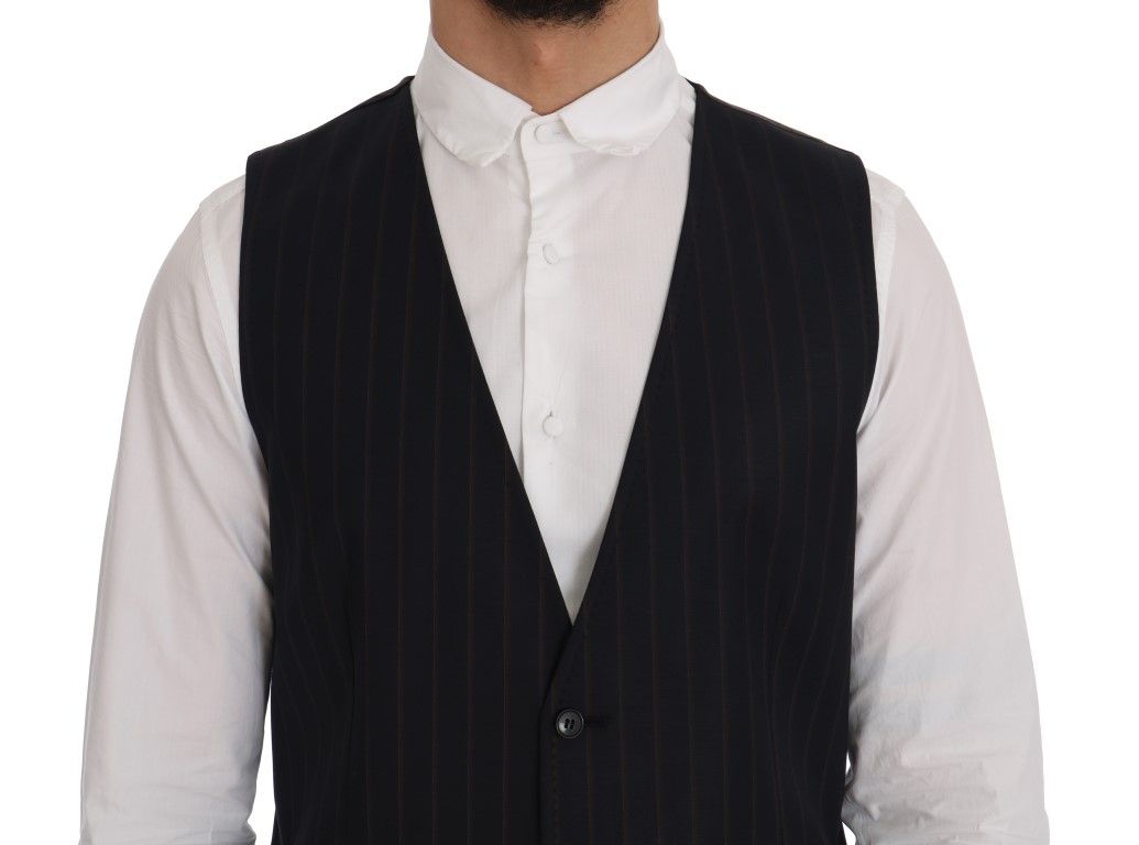 Wool Stretch Men's Vest - Dolce & Gabbana - Modalova
