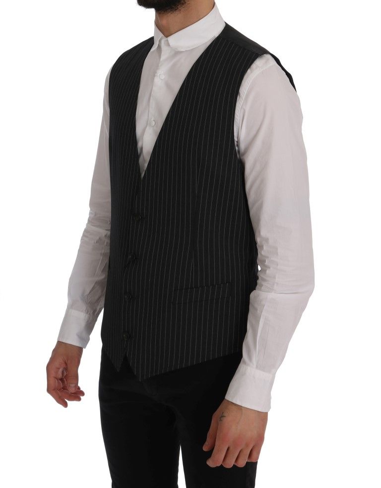 Wool Stretch Men's Vest - Dolce & Gabbana - Modalova
