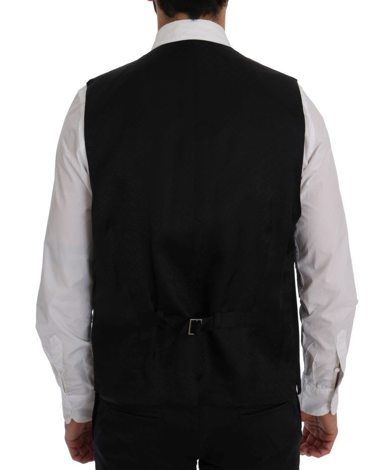 STAFF Wool Stretch Men's Vest - Dolce & Gabbana - Modalova