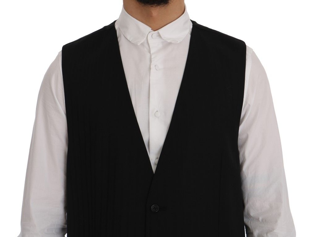 STAFF Wool Stretch Men's Vest - Dolce & Gabbana - Modalova