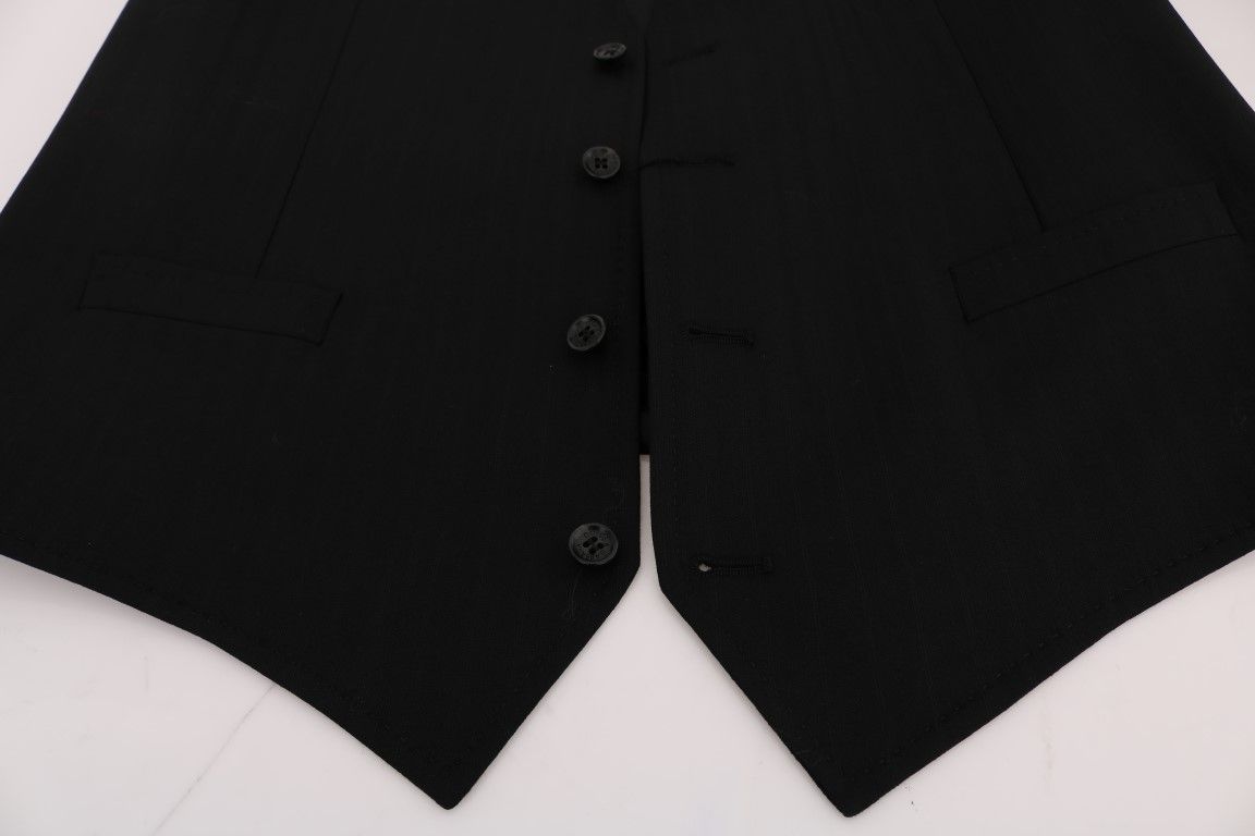 STAFF Wool Stretch Men's Vest - Dolce & Gabbana - Modalova