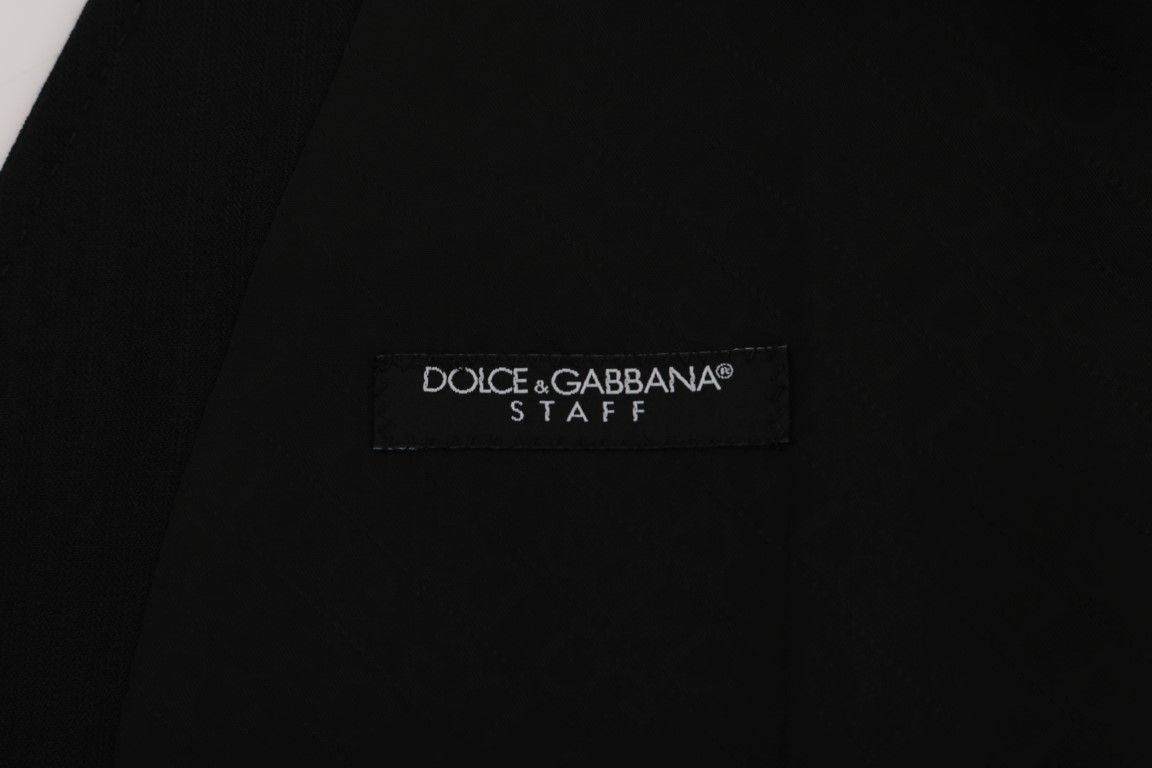 STAFF Wool Stretch Men's Vest - Dolce & Gabbana - Modalova