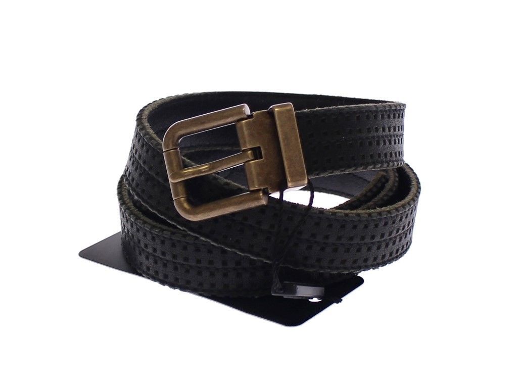 Leather Logo Men's Belt - Dolce & Gabbana - Modalova