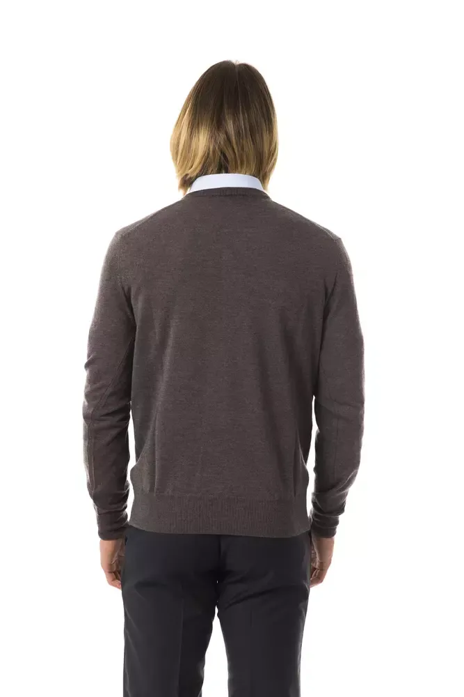 Merino Wool Men Men's Sweater - Uominitaliani - Modalova