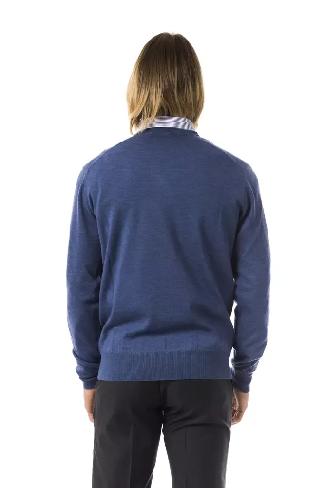 Merino Wool Men's Men's Sweater - Uominitaliani - Modalova