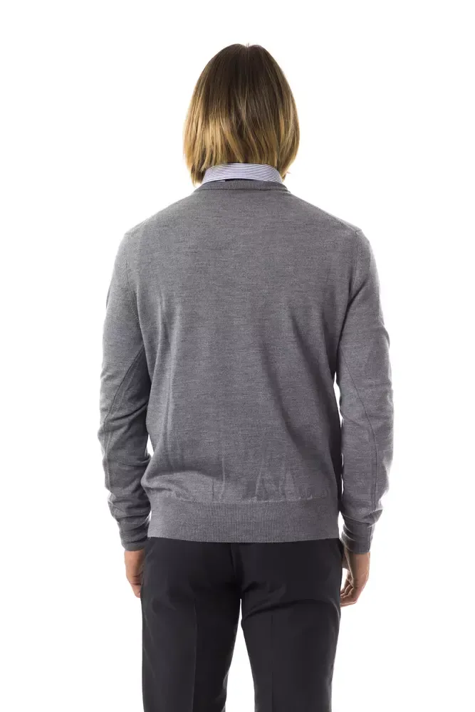 Merino Wool Men Men's Sweater - Uominitaliani - Modalova