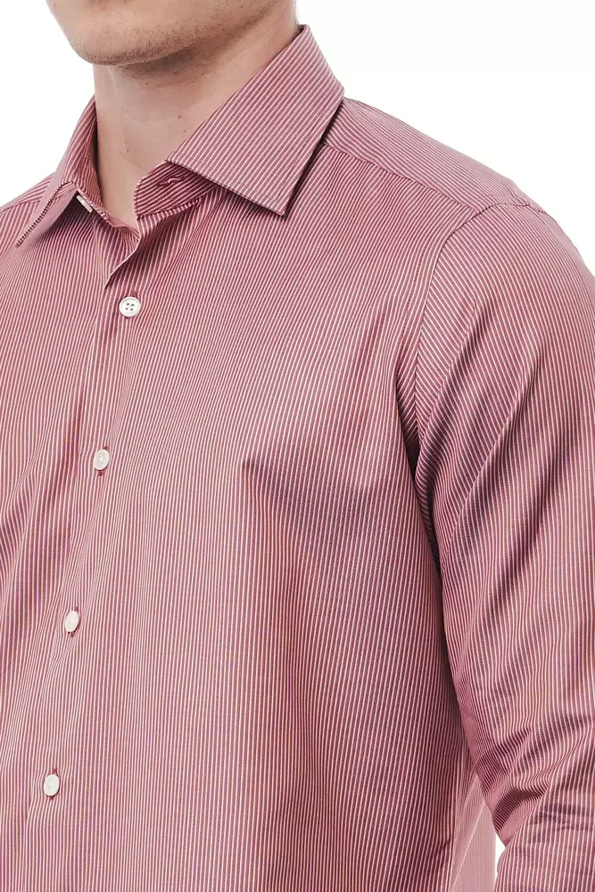 Bagutta Red Cotton Men Men's Shirt - Bagutta - Modalova