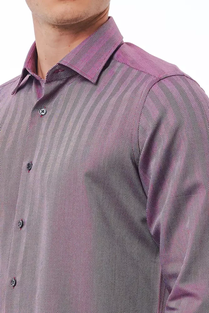 Cotton Men Men's Shirt - Bagutta - Modalova