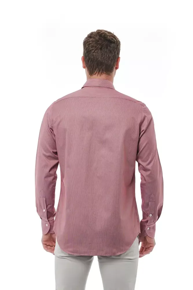 Bagutta Red Cotton Men Men's Shirt - Bagutta - Modalova
