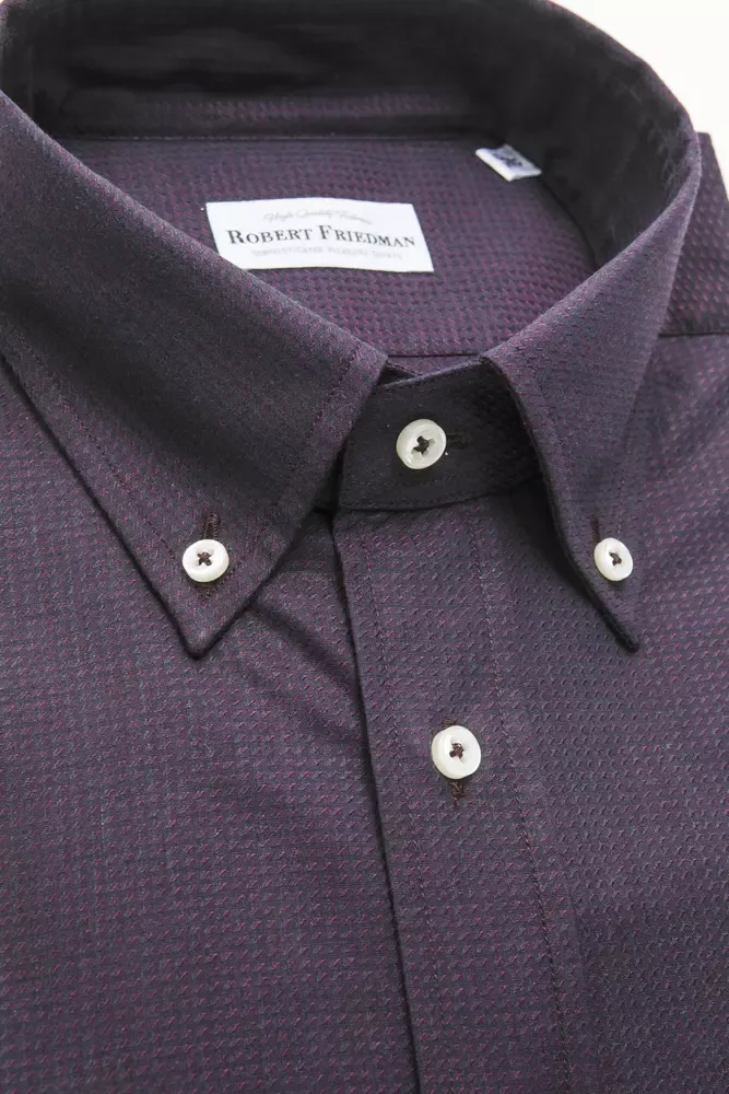 Cotton Men's Men's Shirt - Robert Friedman - Modalova