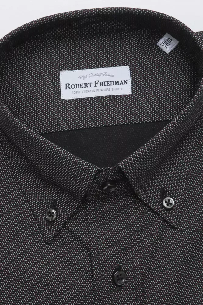 Cotton Men's Men's Shirt - Robert Friedman - Modalova