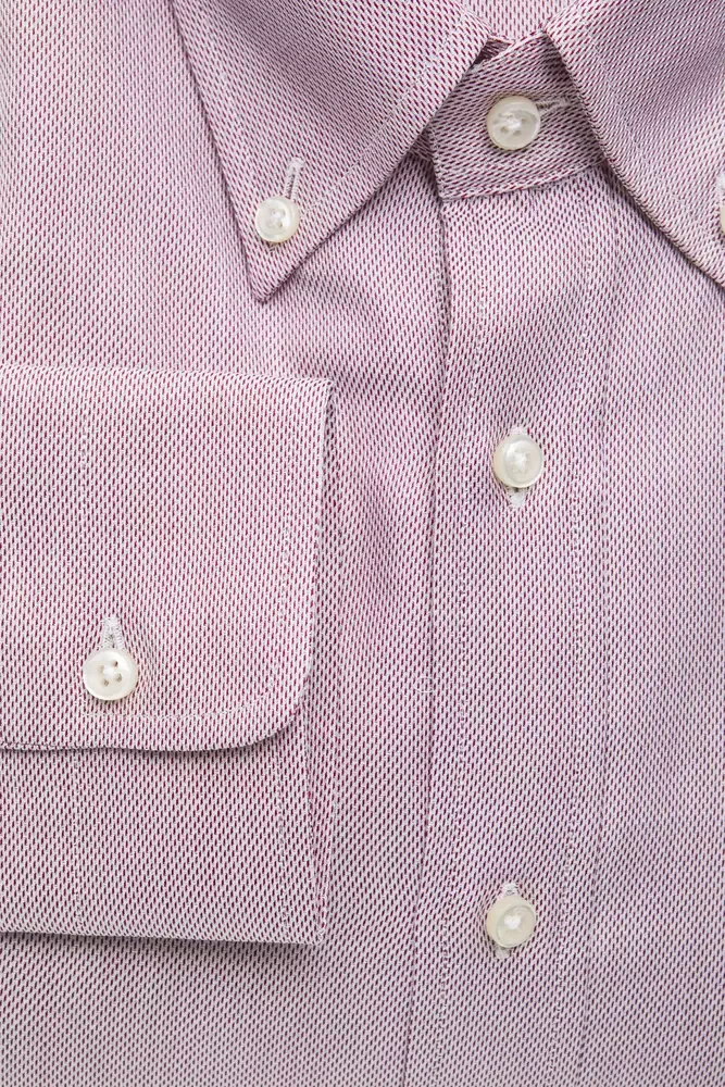 Red Cotton Men's Men's Shirt - Robert Friedman - Modalova