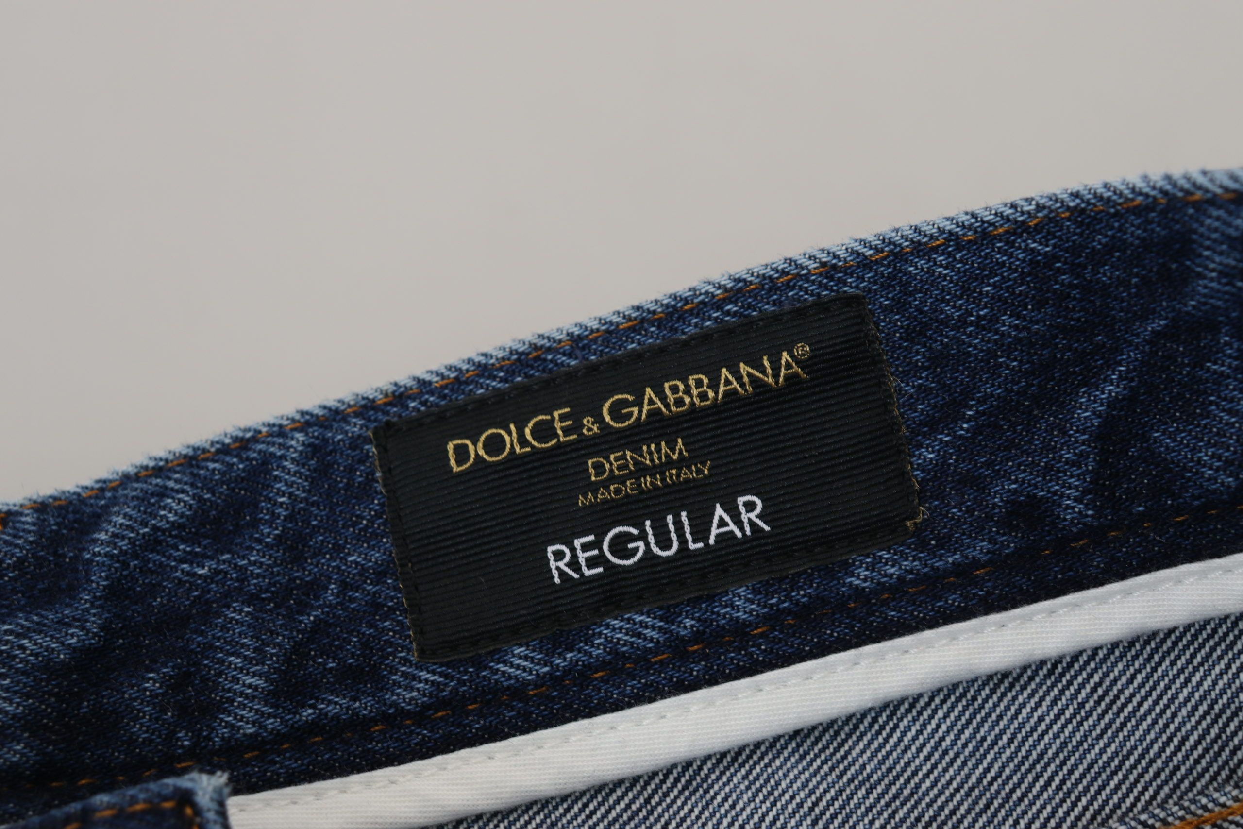Cotton Tattered Men Denim Men's Jeans - Dolce & Gabbana - Modalova