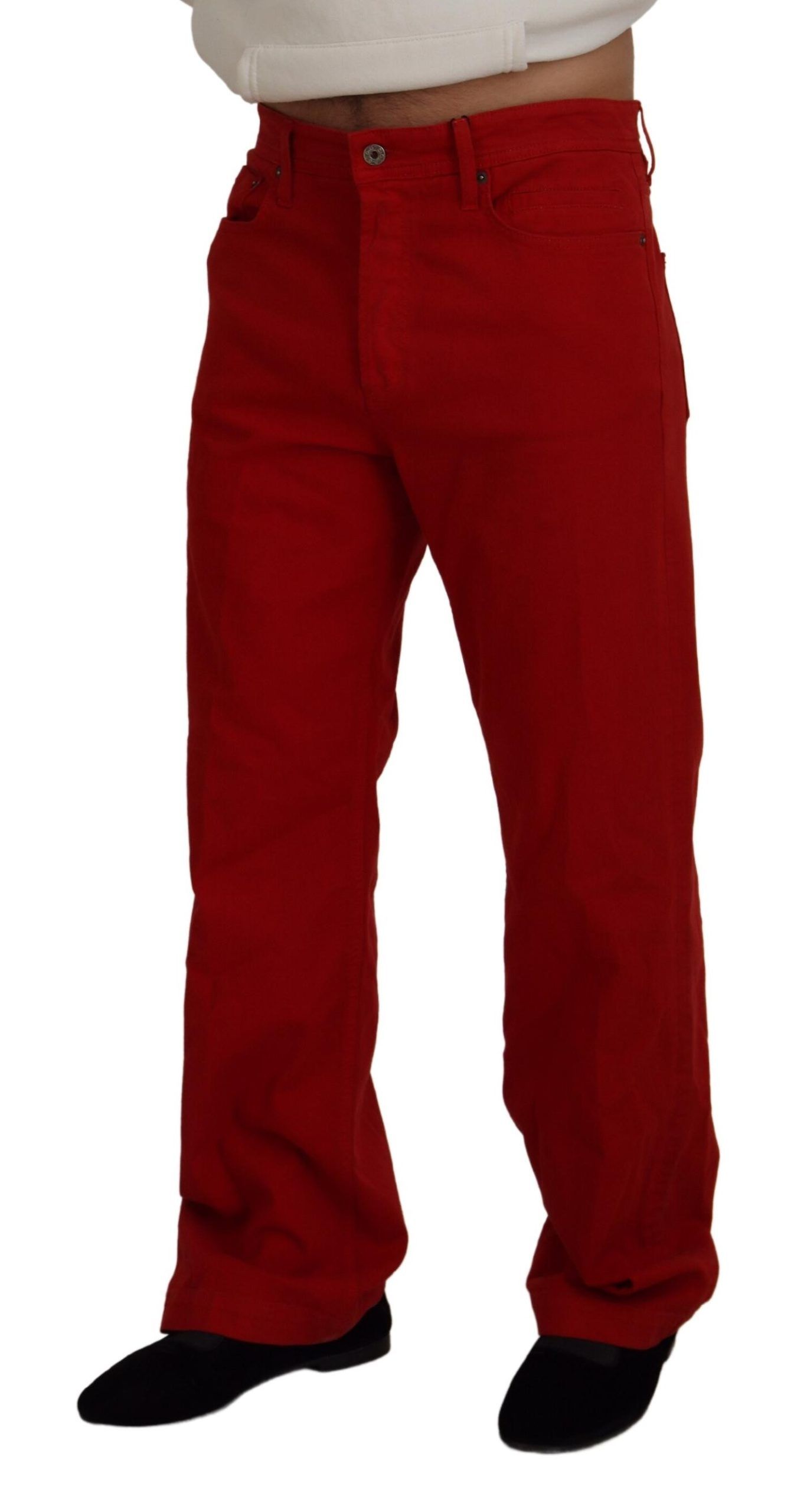 Cotton Straight Fit Men Denim Men's Jeans - Dolce & Gabbana - Modalova
