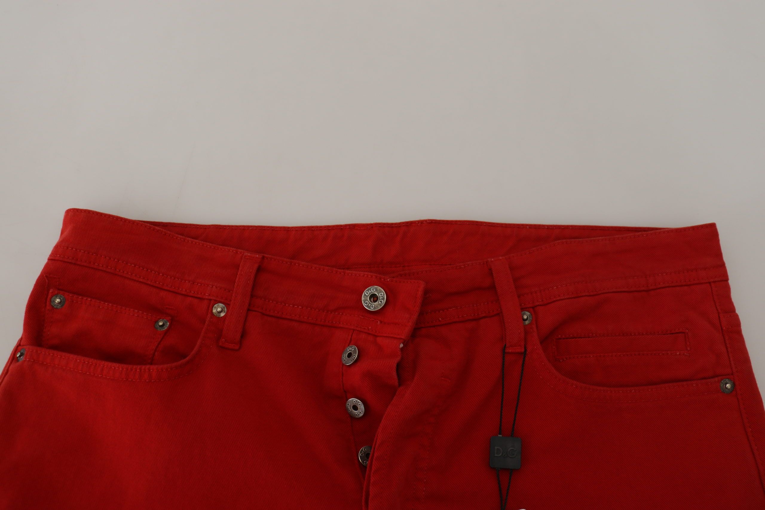 Cotton Straight Fit Men Denim Men's Jeans - Dolce & Gabbana - Modalova