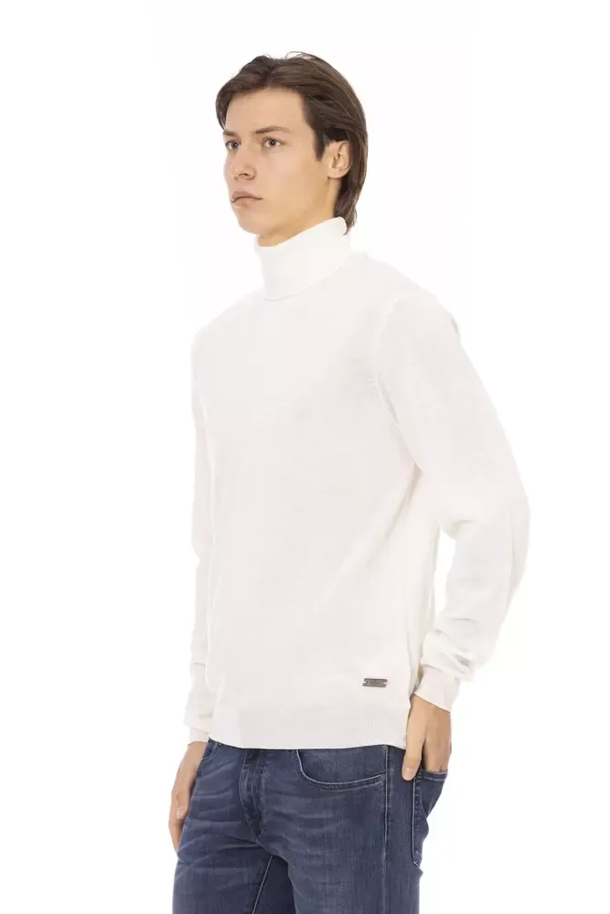 Fabric Men Turtleneck Men's Sweater - Baldinini Trend - Modalova