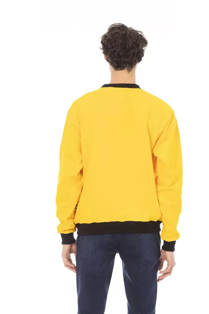Yellow Cotton Men Men's Sweater - Baldinini Trend - Modalova