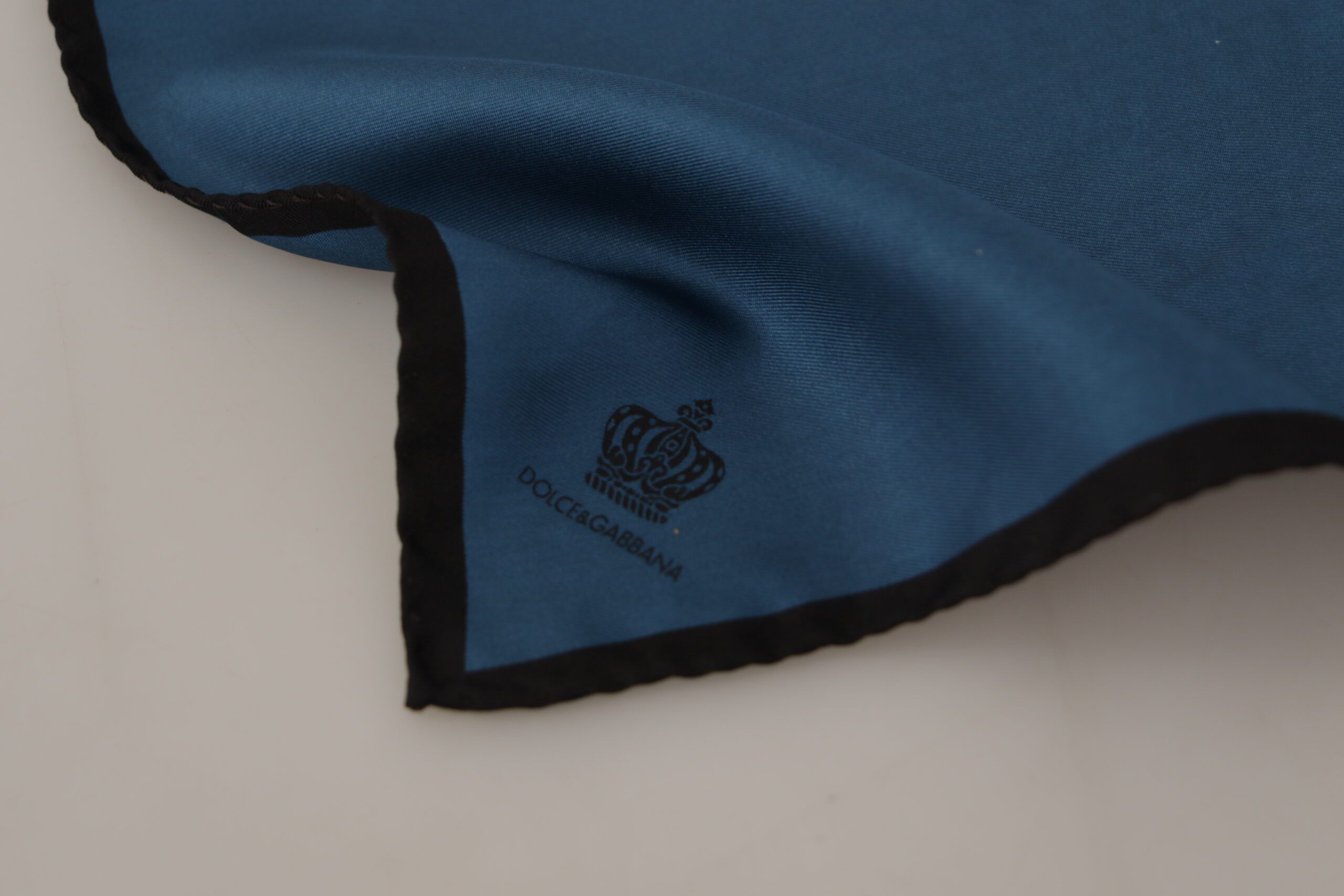 Blue DG Crown Printed Square Handkerchief Men's Scarf - Dolce & Gabbana - Modalova