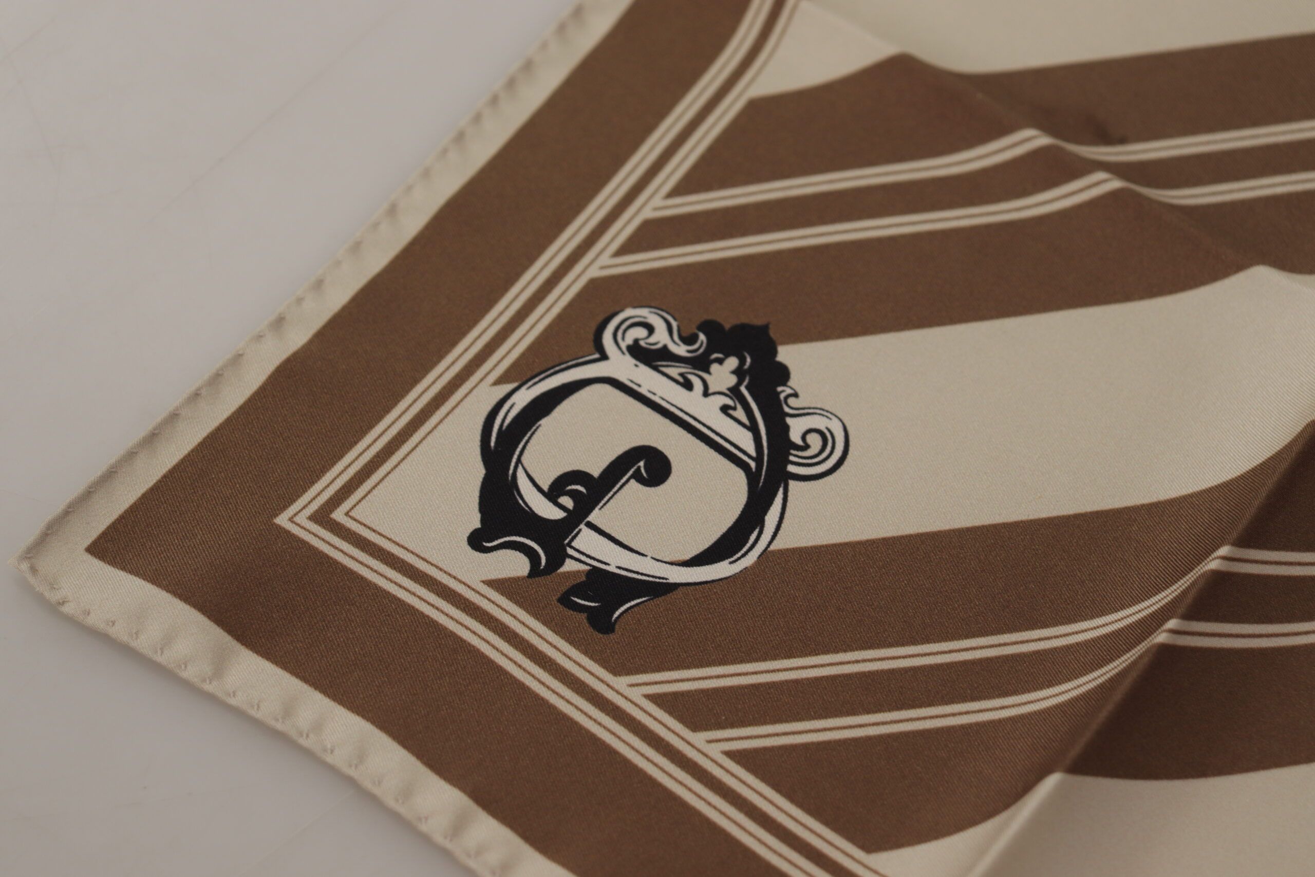Stripes DG Logo Square Mens Handkerchief Men's Scarf - Dolce & Gabbana - Modalova