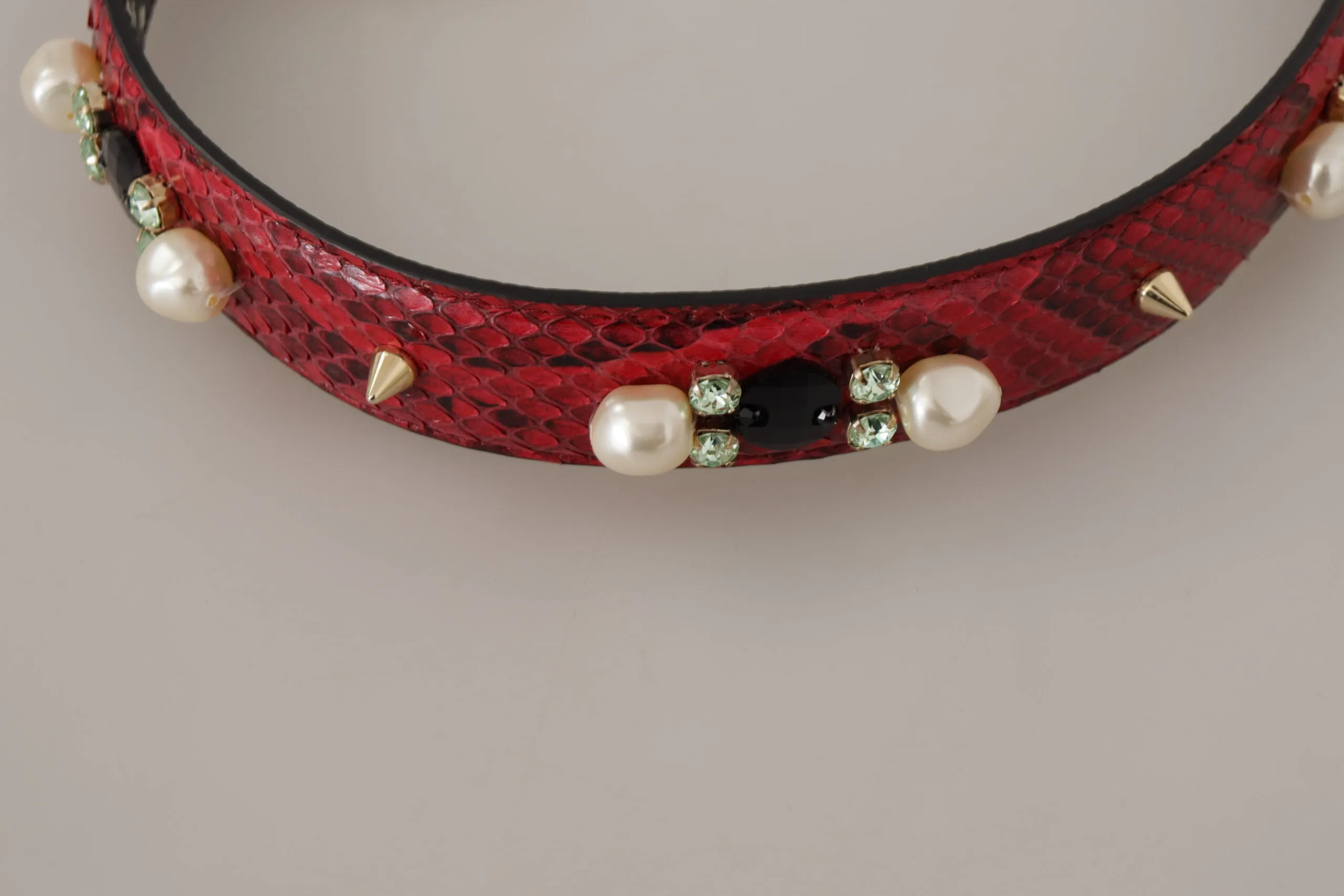 Exotic Leather Crystals Bag Shoulder Women's Strap - Dolce & Gabbana - Modalova