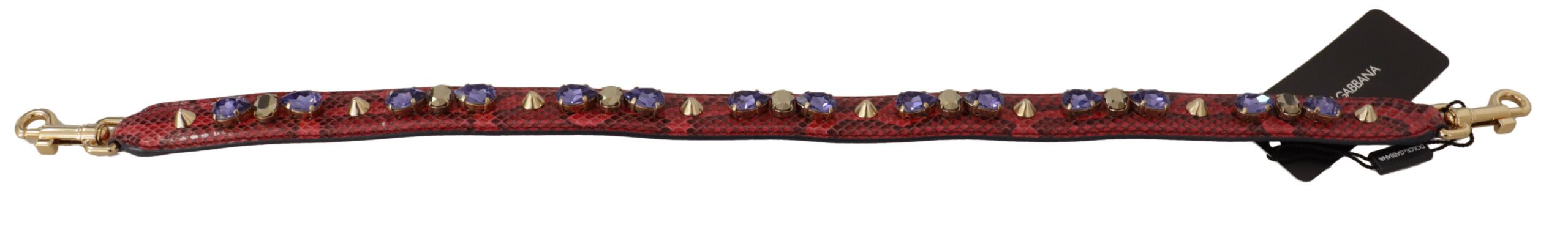 Exotic Leather Crystals Bag Shoulder Women's Strap - Dolce & Gabbana - Modalova