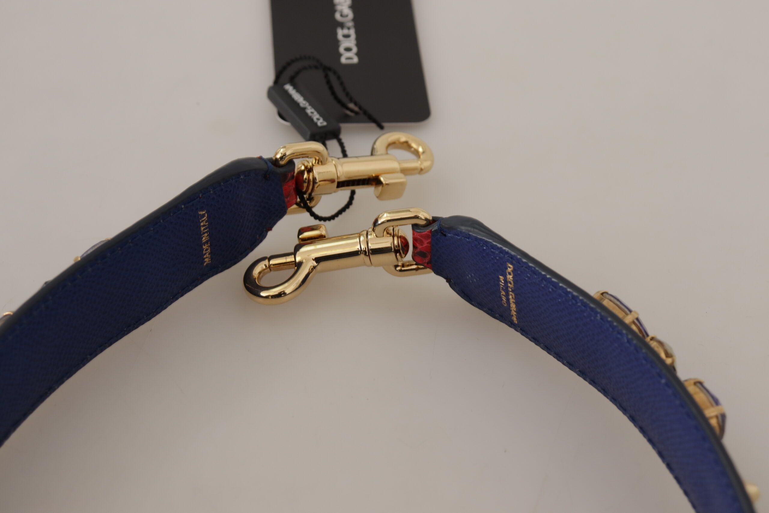 Exotic Leather Crystals Bag Shoulder Women's Strap - Dolce & Gabbana - Modalova