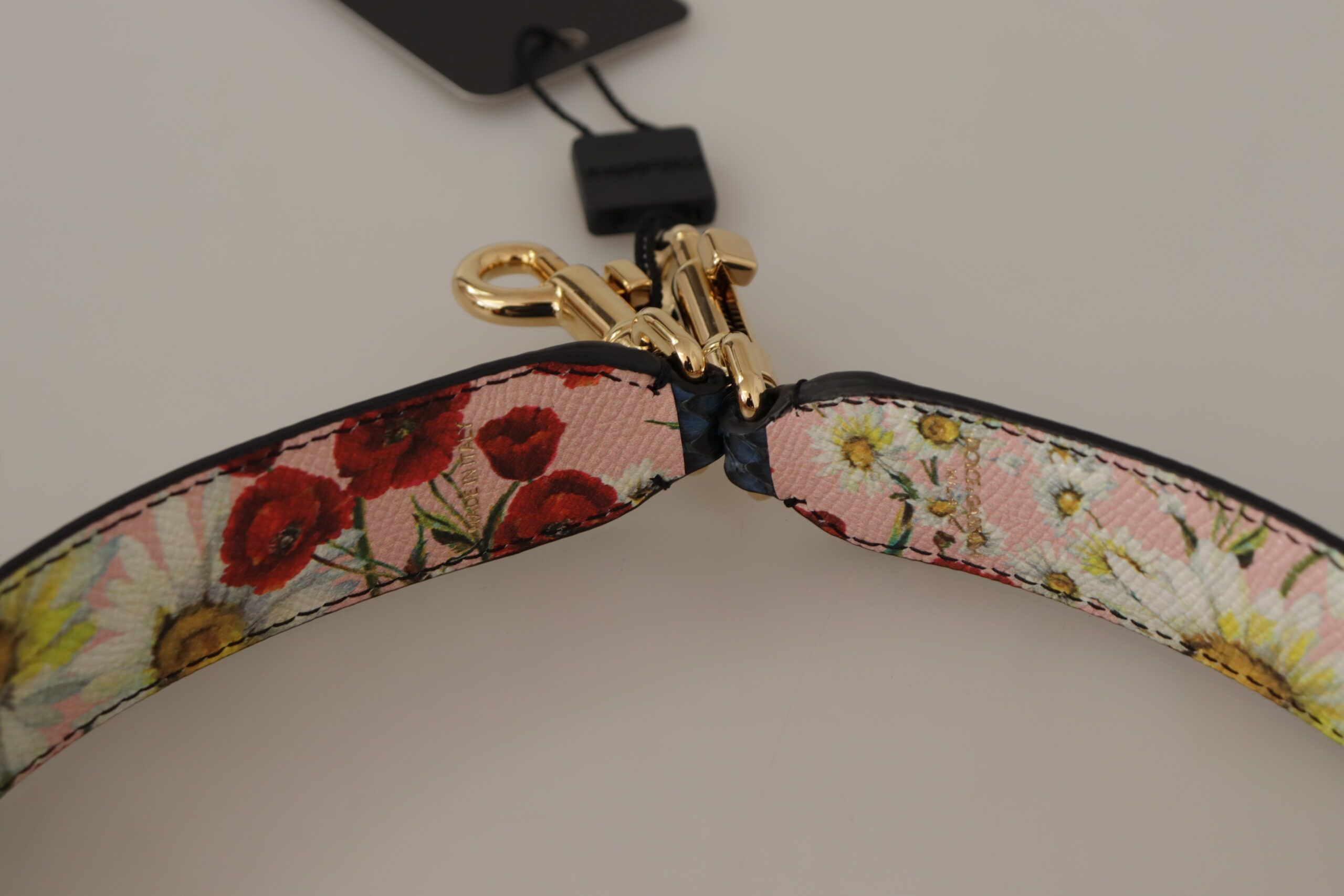 Exotic Leather Crystals Reversible Shoulder Women's Strap - Dolce & Gabbana - Modalova