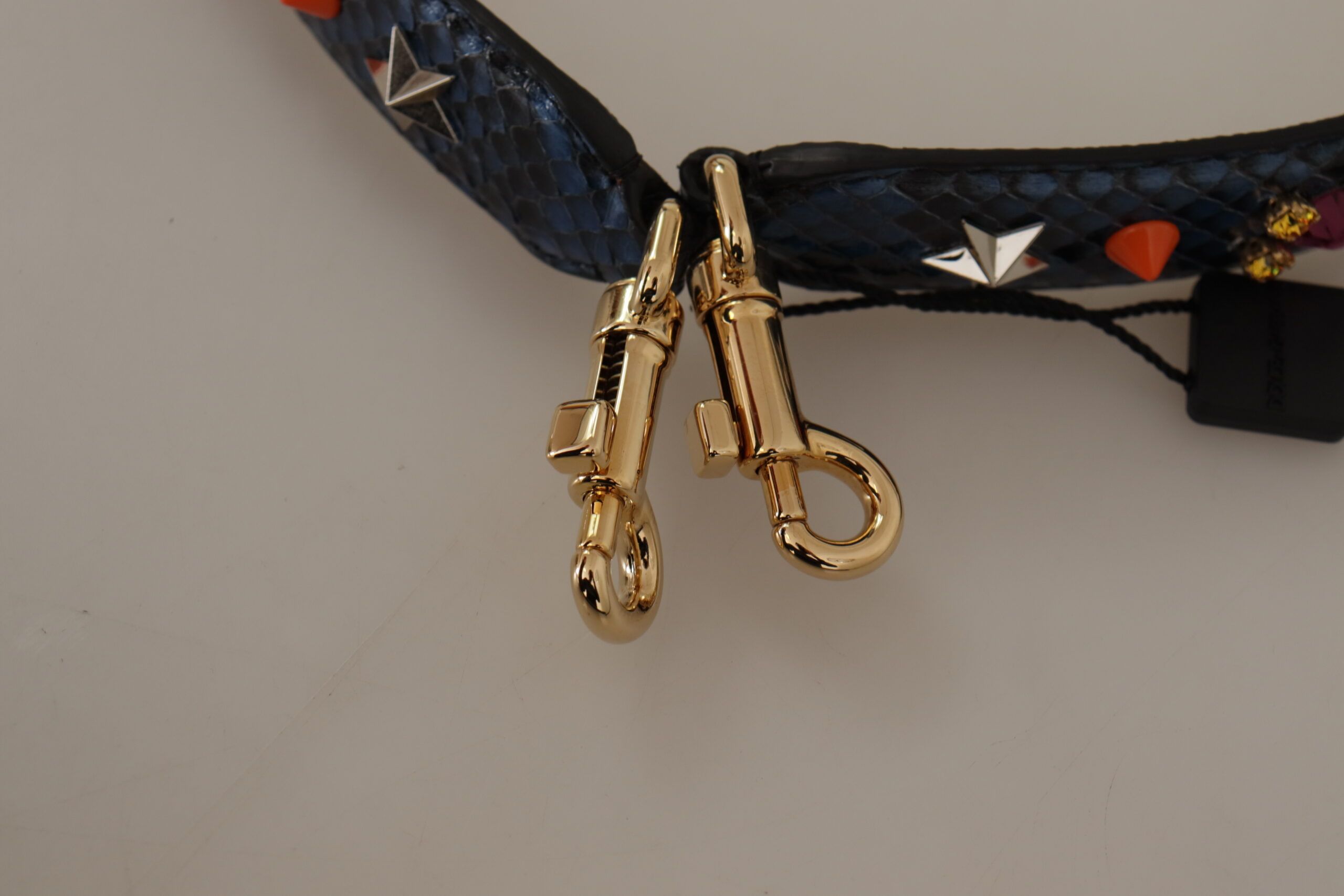 Exotic Leather Crystals Reversible Shoulder Women's Strap - Dolce & Gabbana - Modalova
