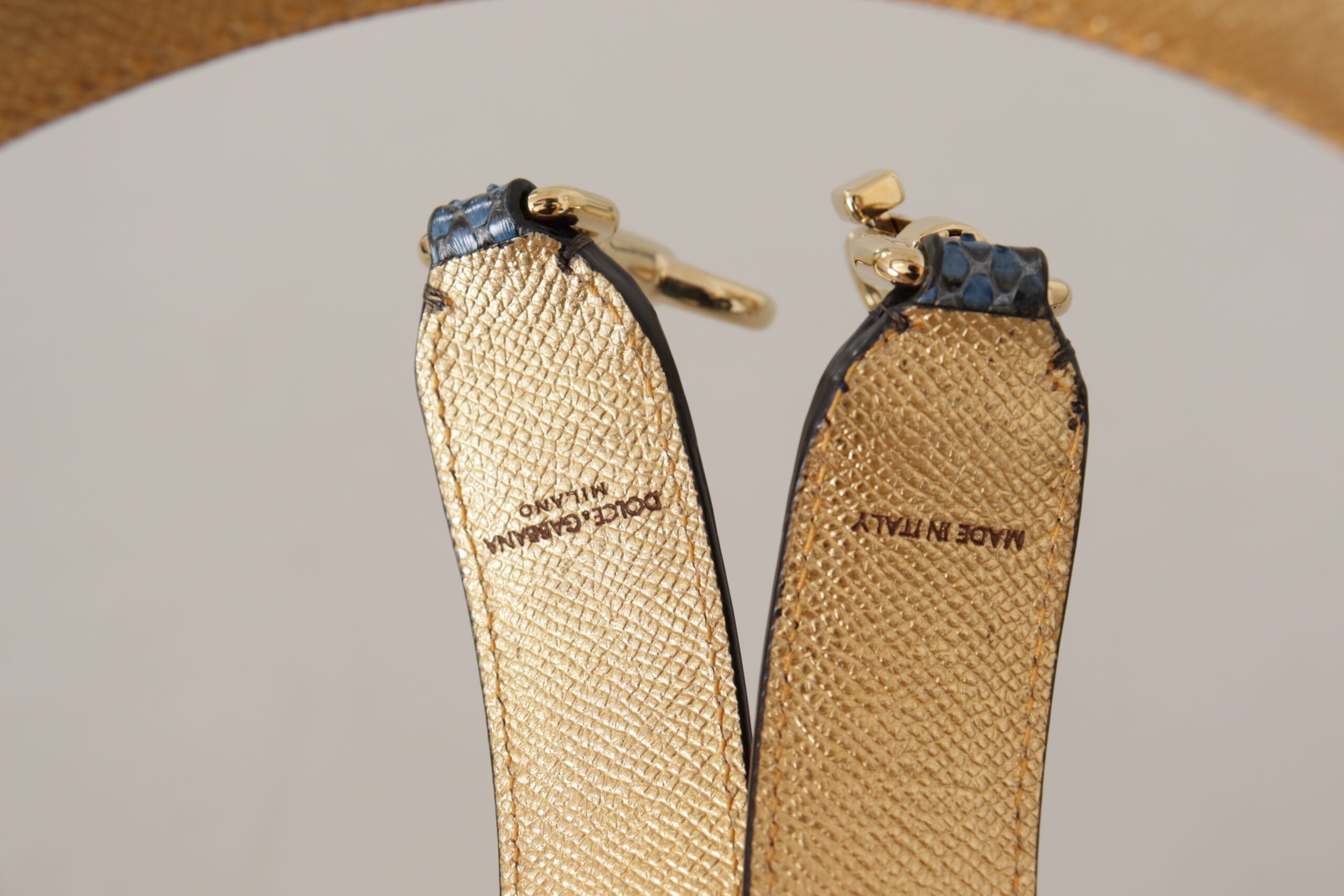 Exotic Leather Crystals Shoulder Women's Strap - Dolce & Gabbana - Modalova