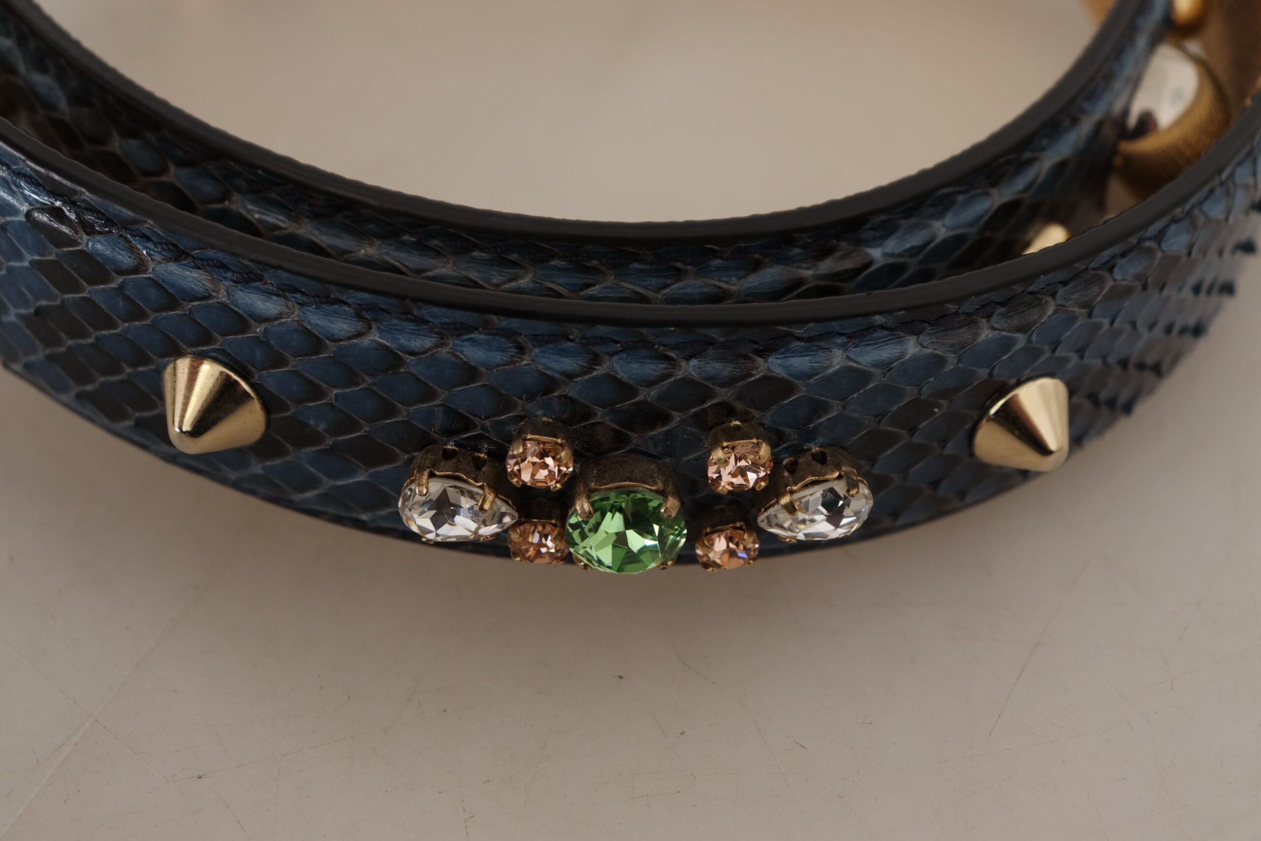 Exotic Leather Crystals Shoulder Women's Strap - Dolce & Gabbana - Modalova