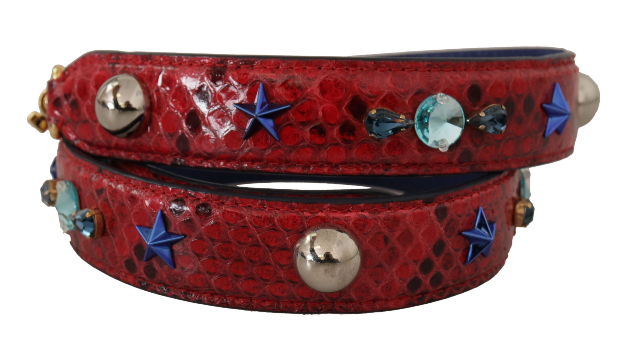 Exotic Leather Crystals Shoulder Women's Strap - Dolce & Gabbana - Modalova