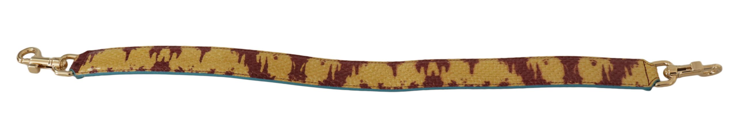 Red Leather Gold Tone Shoulder Women's Strap - Dolce & Gabbana - Modalova