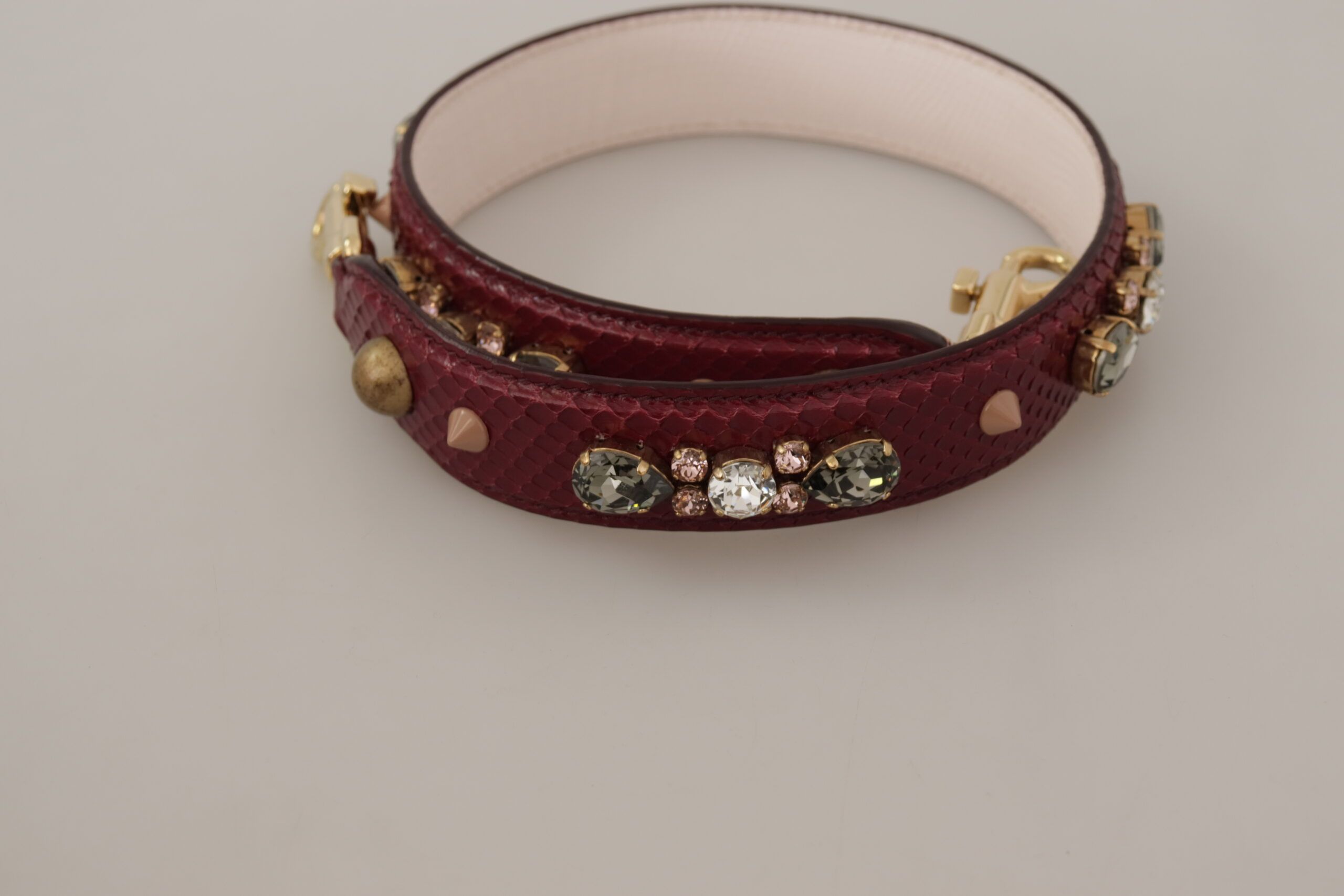 Leather Crystals Bag Shoulder Women's Strap - Dolce & Gabbana - Modalova