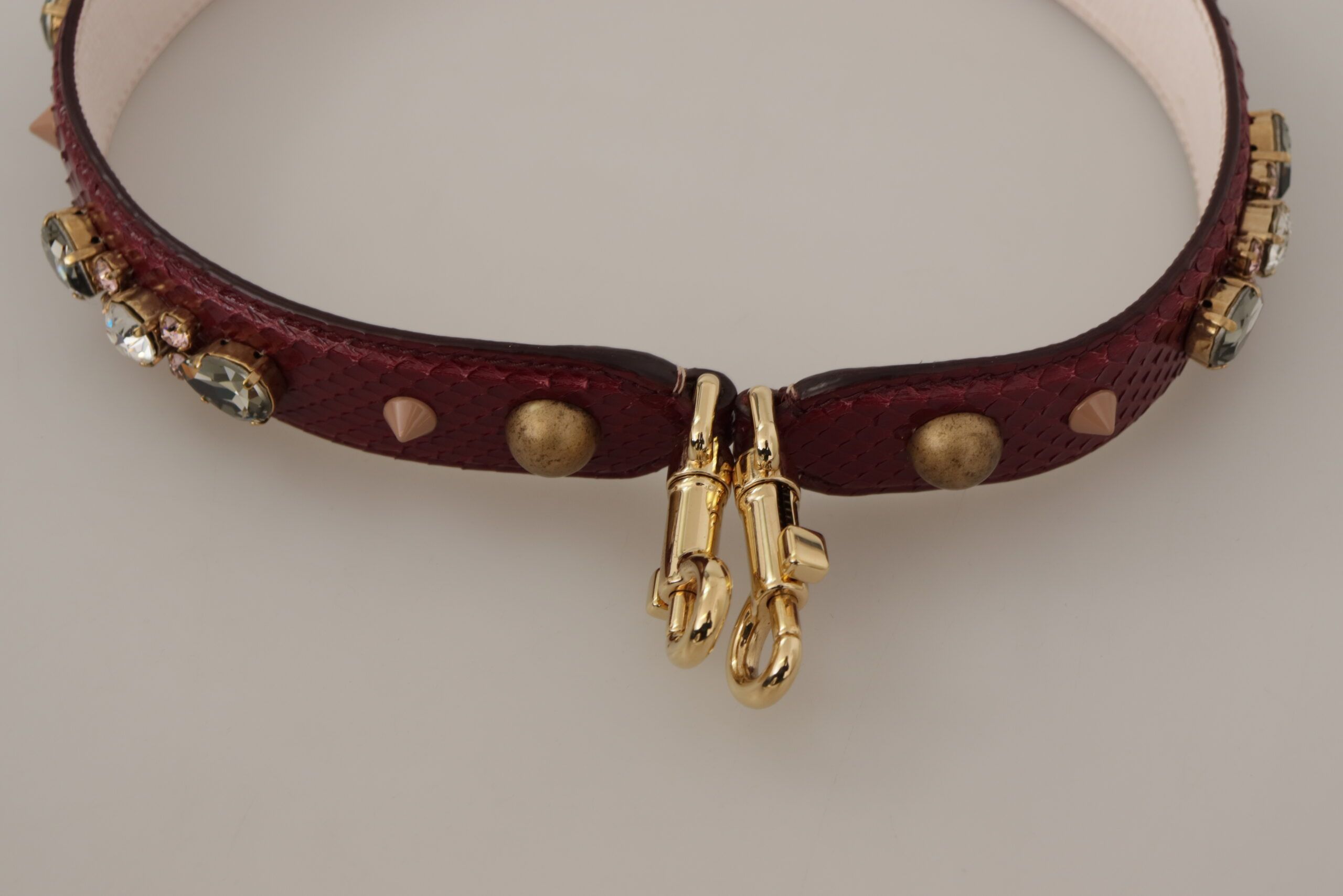 Leather Crystals Bag Shoulder Women's Strap - Dolce & Gabbana - Modalova